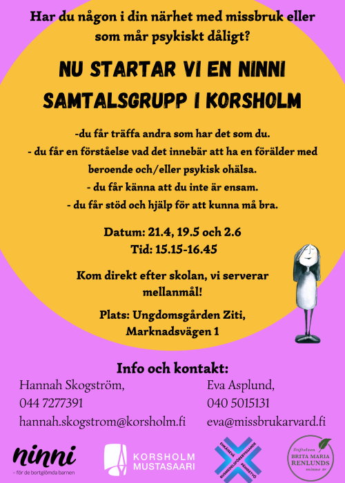 Välkommen med på Ninni samtalsgrupp i Korsholm! (7)
